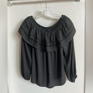 White House Black Market Off the Shoulder Blouse